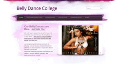 Desktop Screenshot of bellydancecollege.com