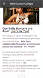 Mobile Screenshot of bellydancecollege.com